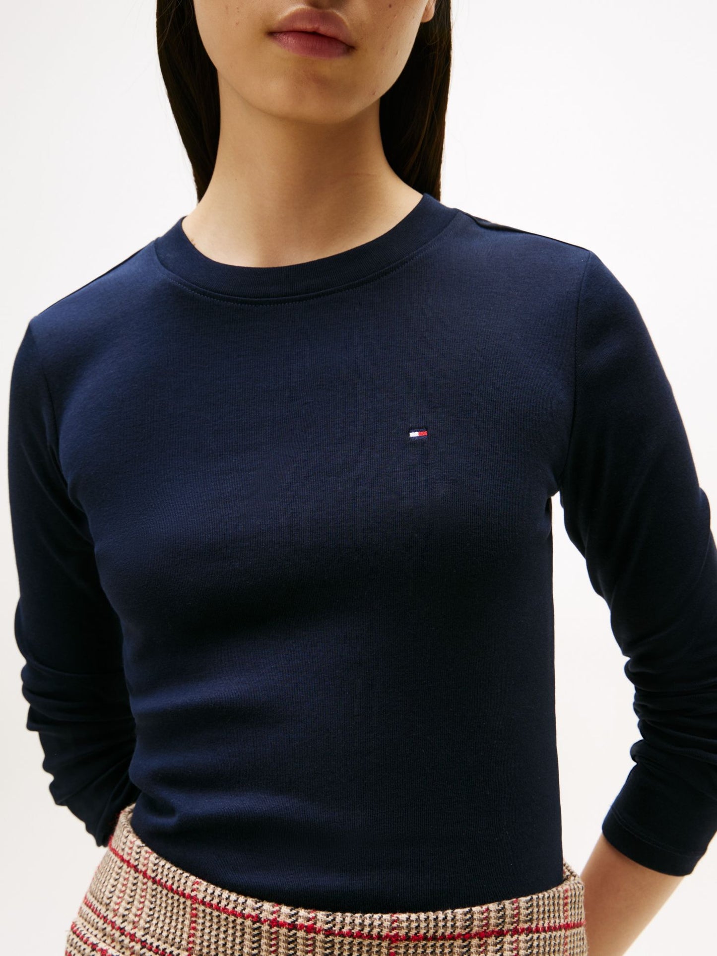 Tommy Hilfiger Long-Sleeve Crewneck Favorite T-Shirt