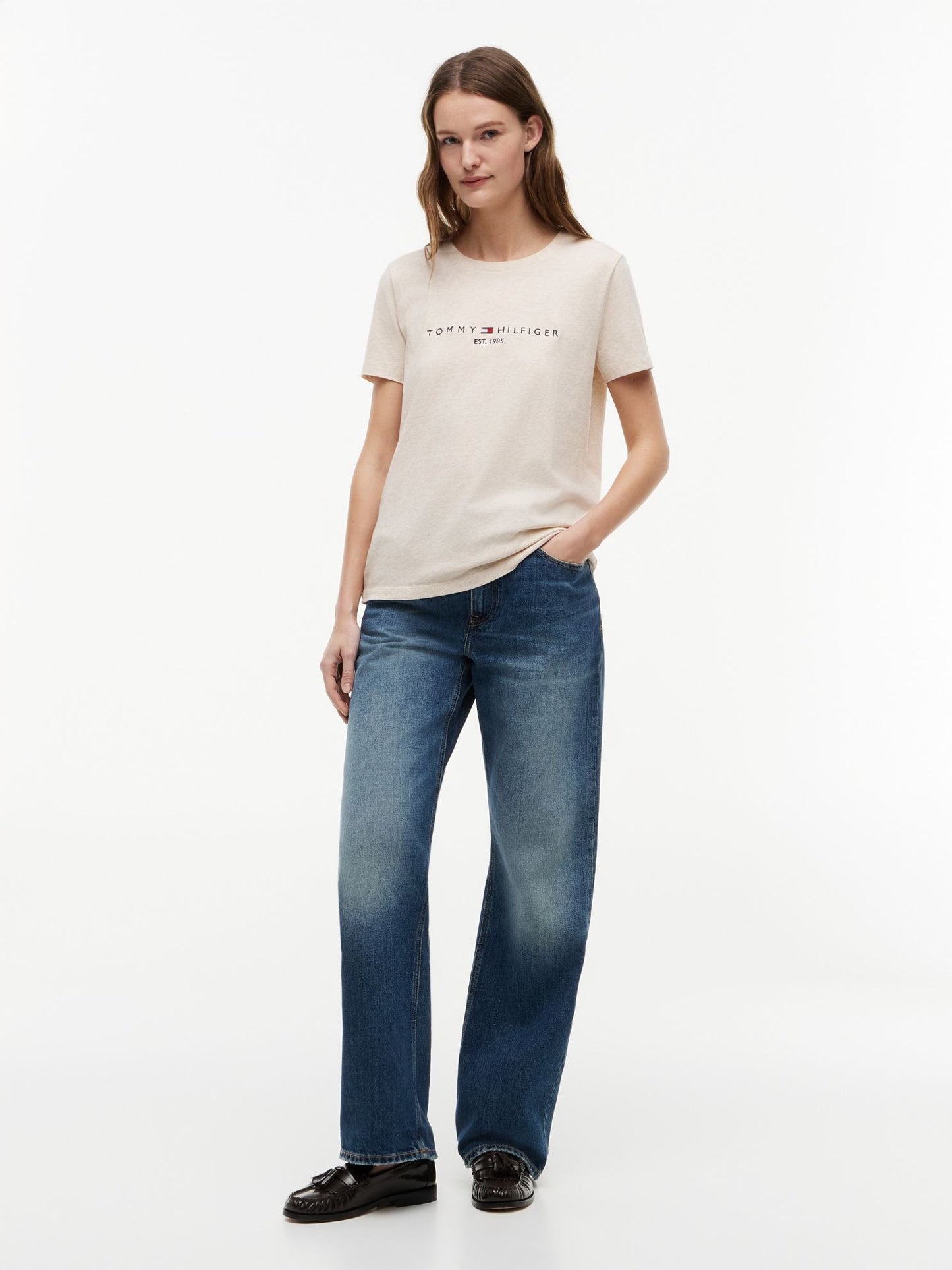 Tommy Hilfiger Embroidered Tommy Logo T-Shirt