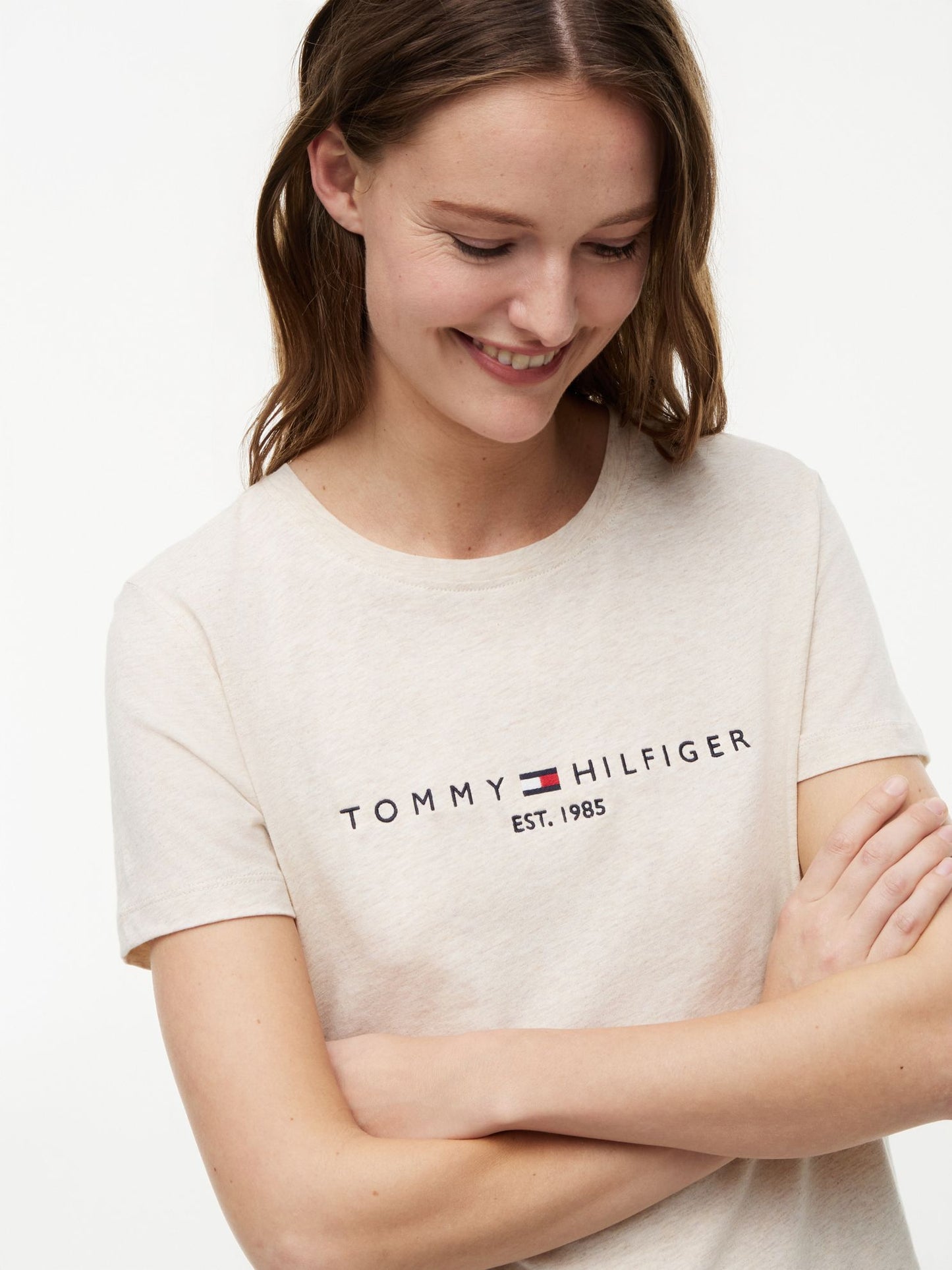 Tommy Hilfiger Embroidered Tommy Logo T-Shirt