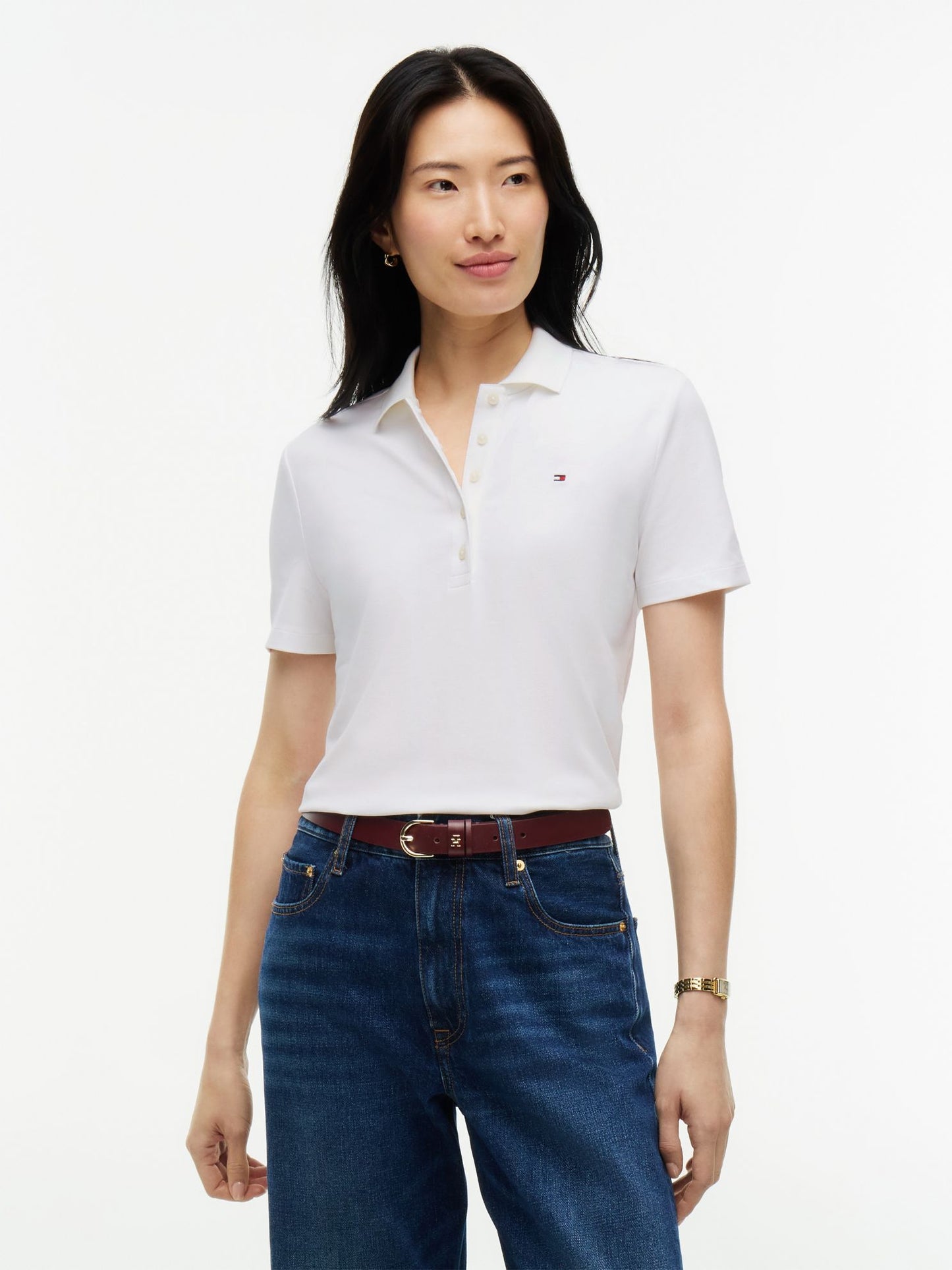 Tommy Hilfiger Classic Fit Stretch Cotton Polo