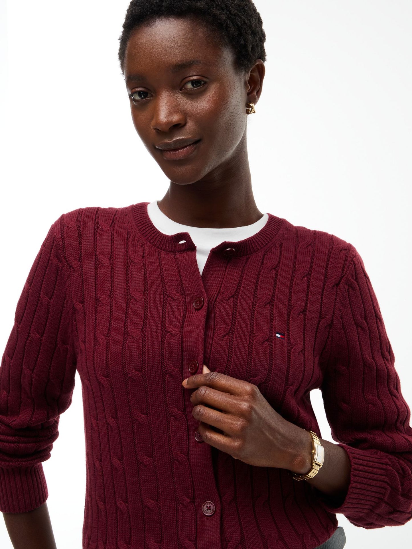 Tommy Hilfiger Cable Knit Cardigan
