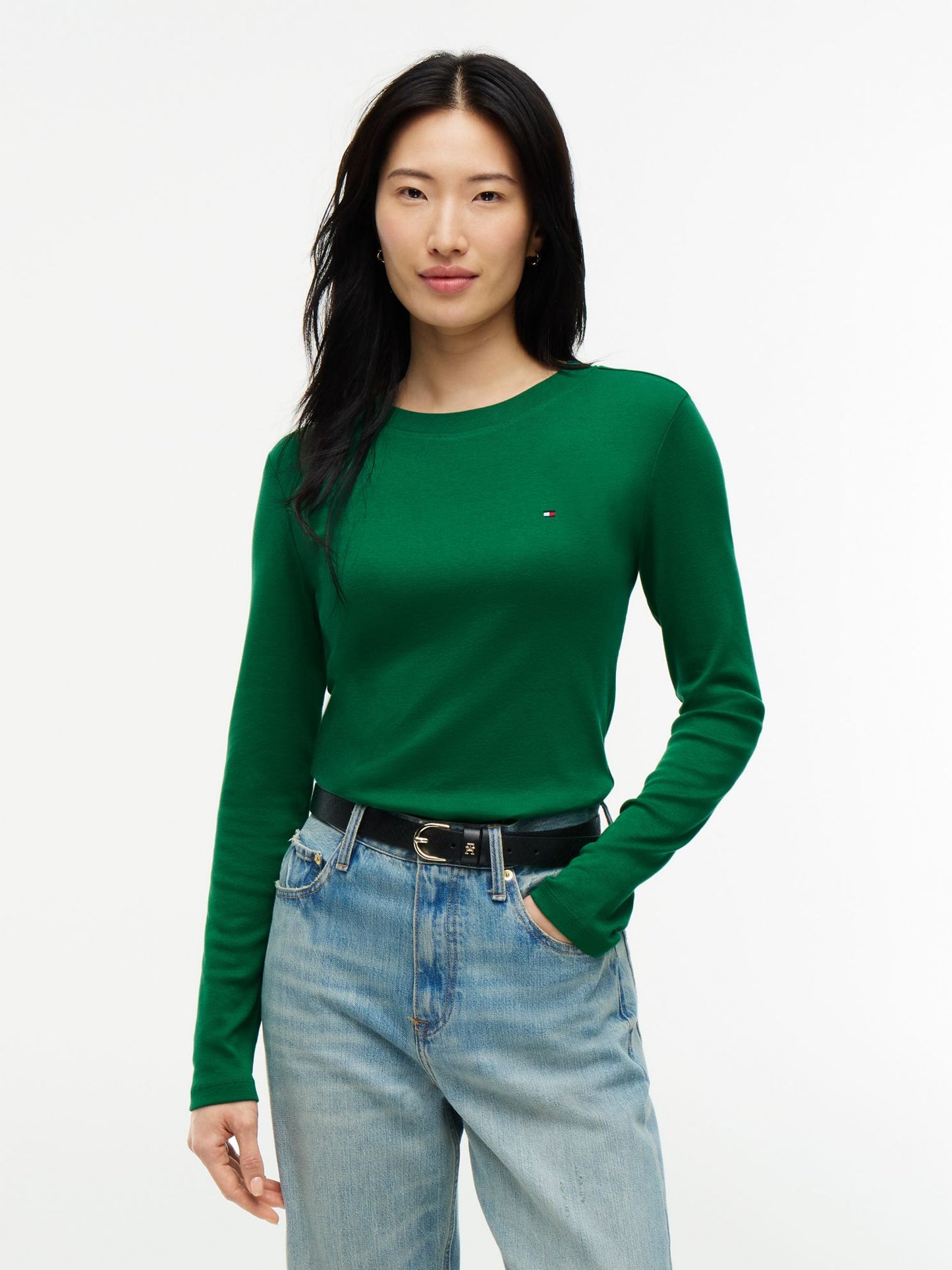 Tommy Hilfiger Long-Sleeve Crewneck Favorite T-Shirt