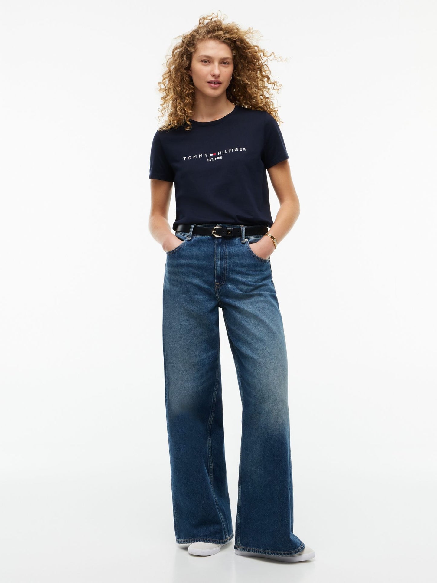 Tommy Hilfiger Embroidered Tommy Logo T-Shirt