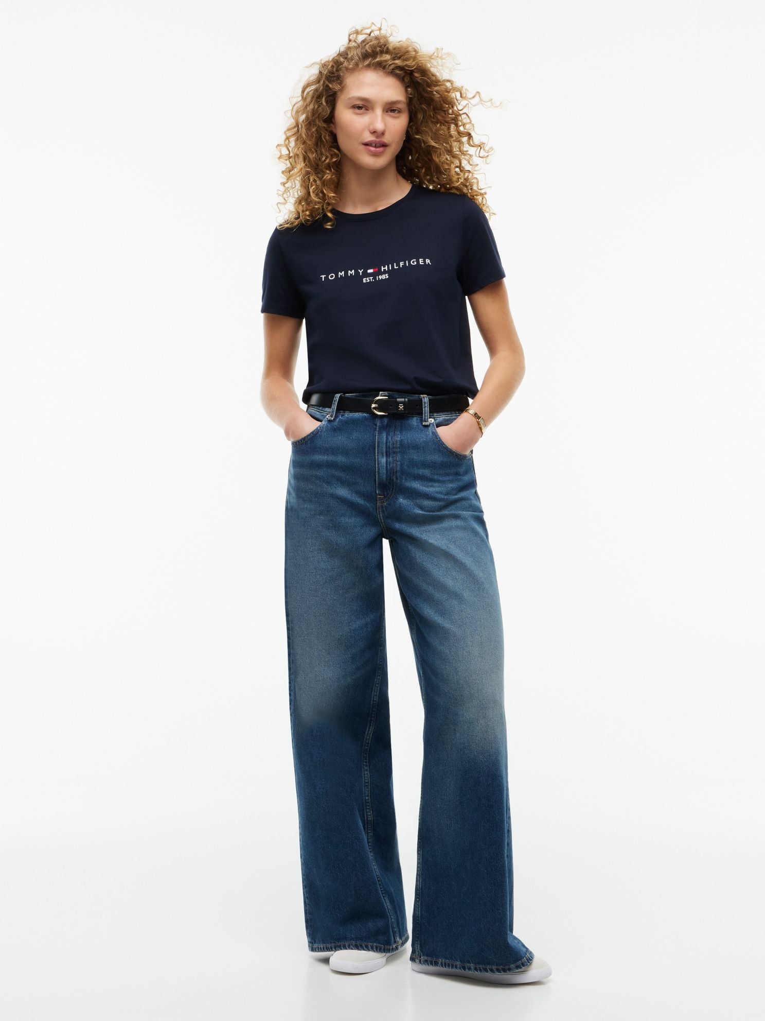 Tommy Hilfiger Embroidered Tommy Logo T-Shirt