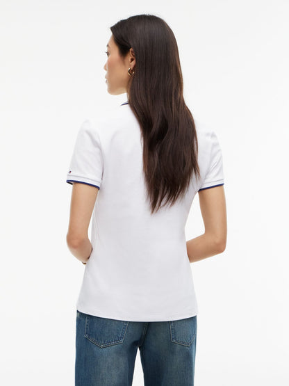 Tommy Hilfiger Script Monogram Tipped Polo