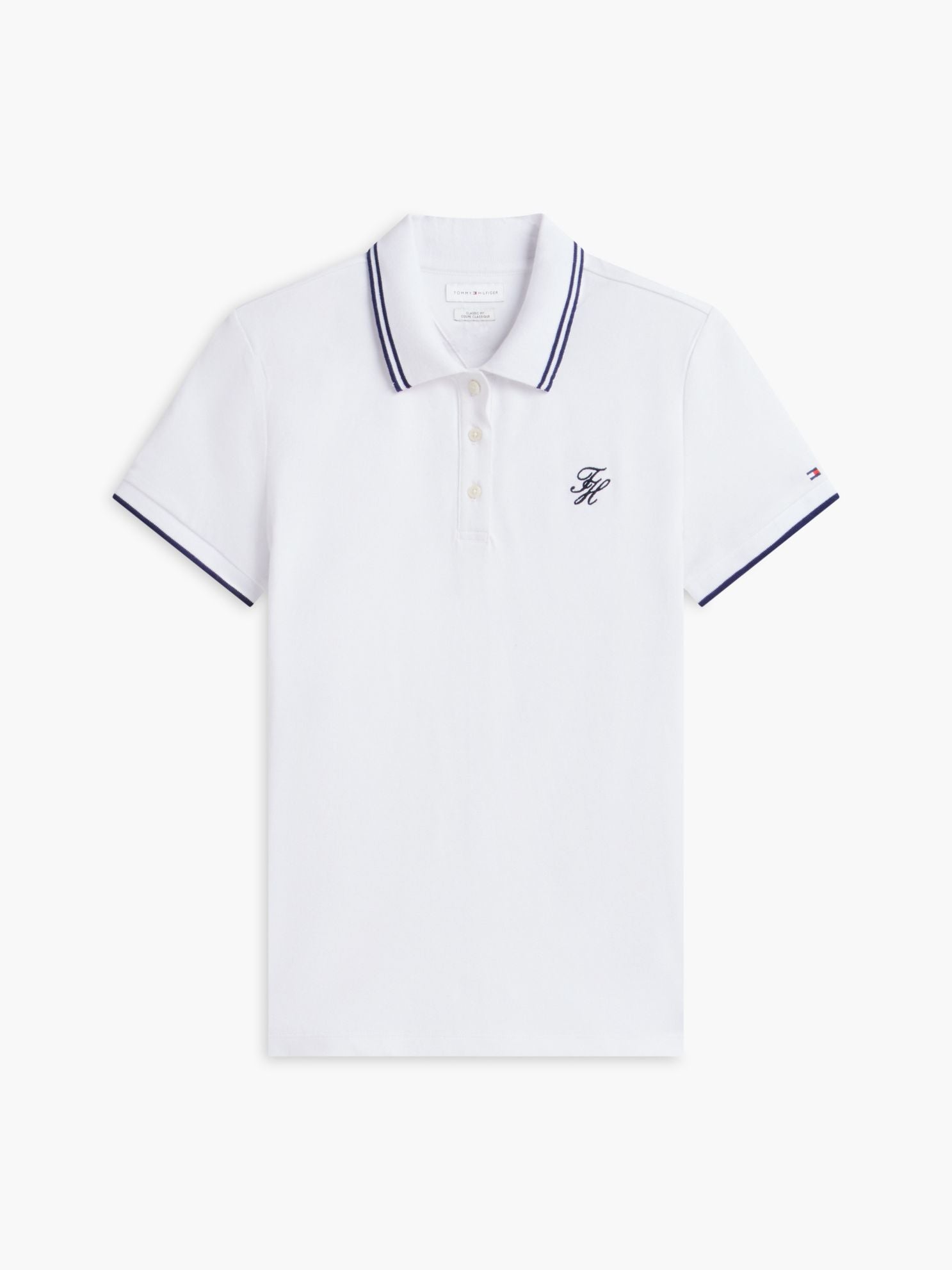 Tommy Hilfiger Script Monogram Tipped Polo