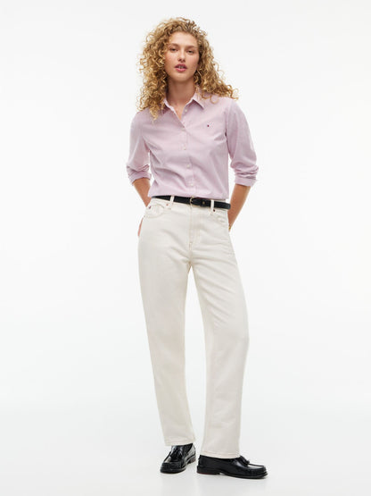 Tommy Hilfiger Regular Fit Striped Stretch Oxford Shirt