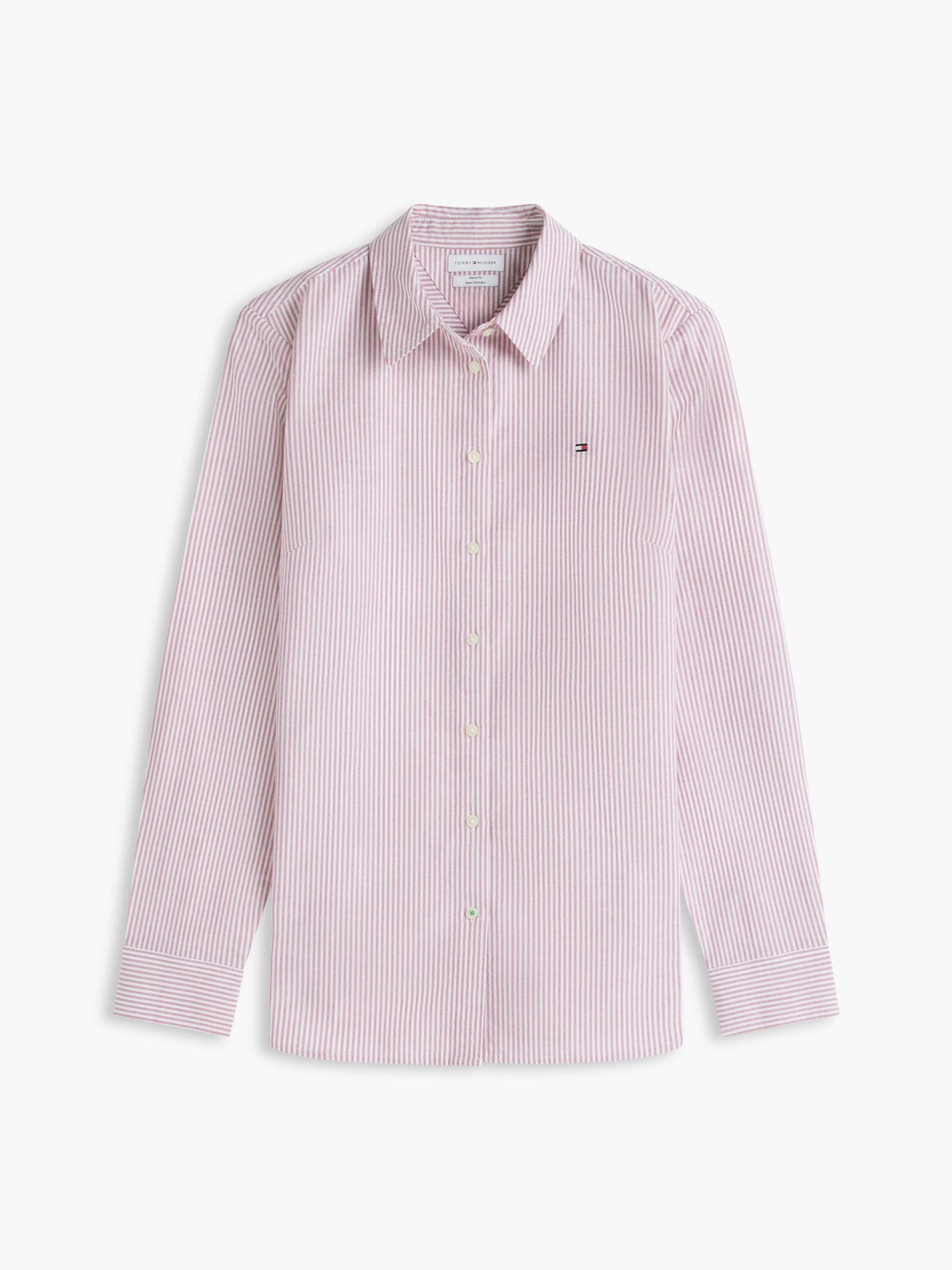 Tommy Hilfiger Regular Fit Striped Stretch Oxford Shirt