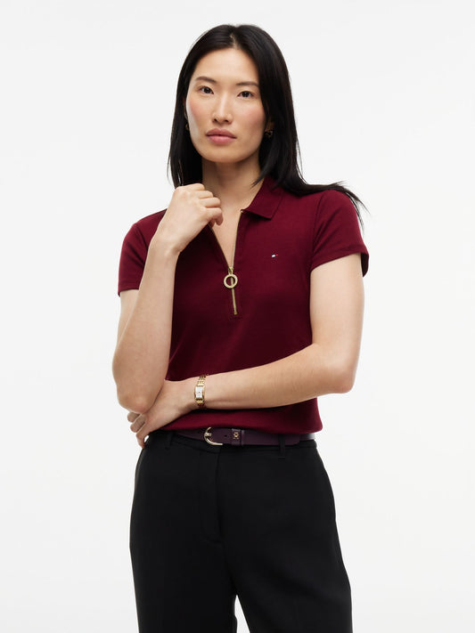 Tommy Hilfiger Slim Fit Zip Polo