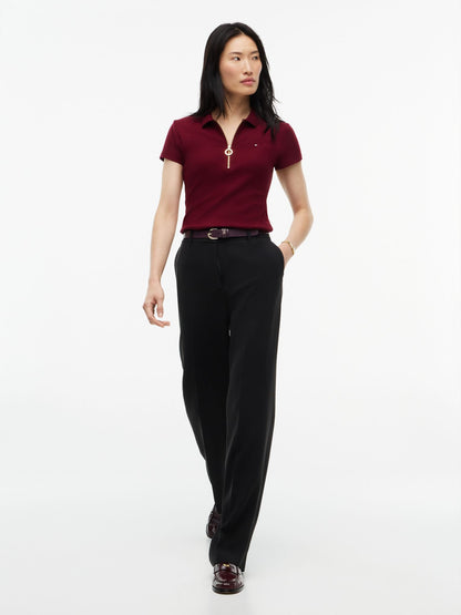 Tommy Hilfiger Slim Fit Zip Polo