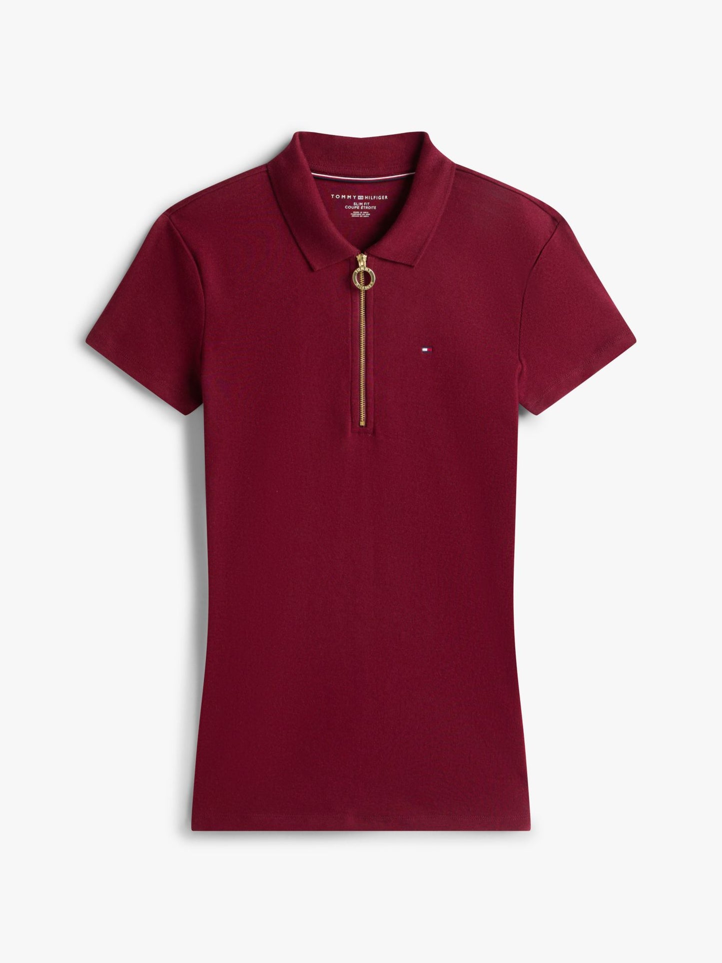 Tommy Hilfiger Slim Fit Zip Polo