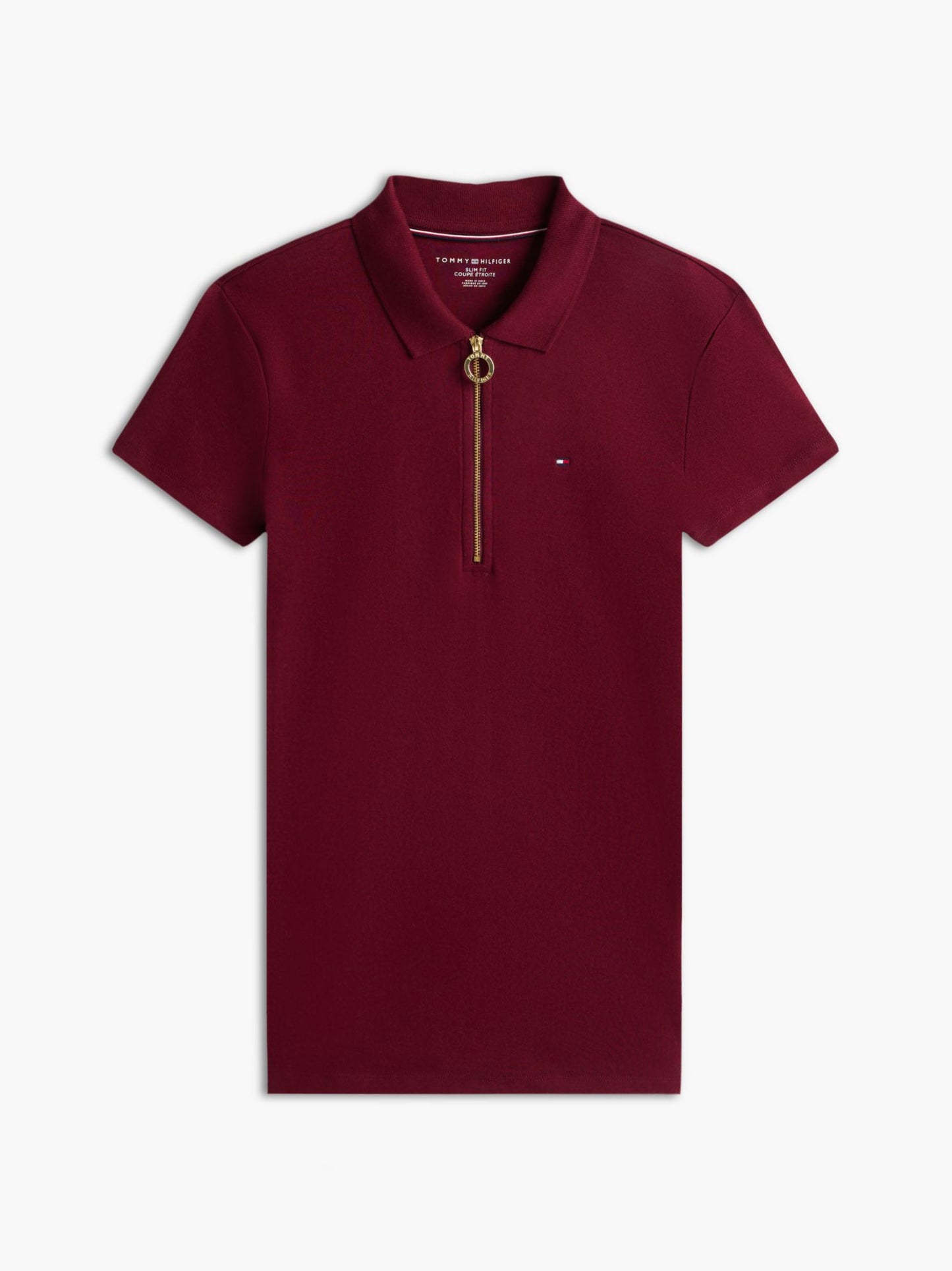 Tommy Hilfiger Slim Fit Zip Polo
