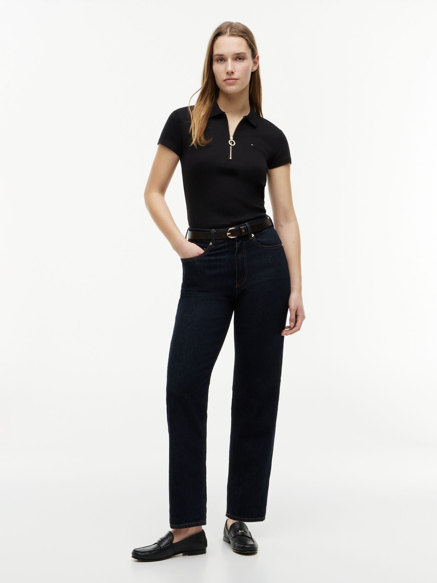 Tommy Hilfiger Slim Fit Zip Polo