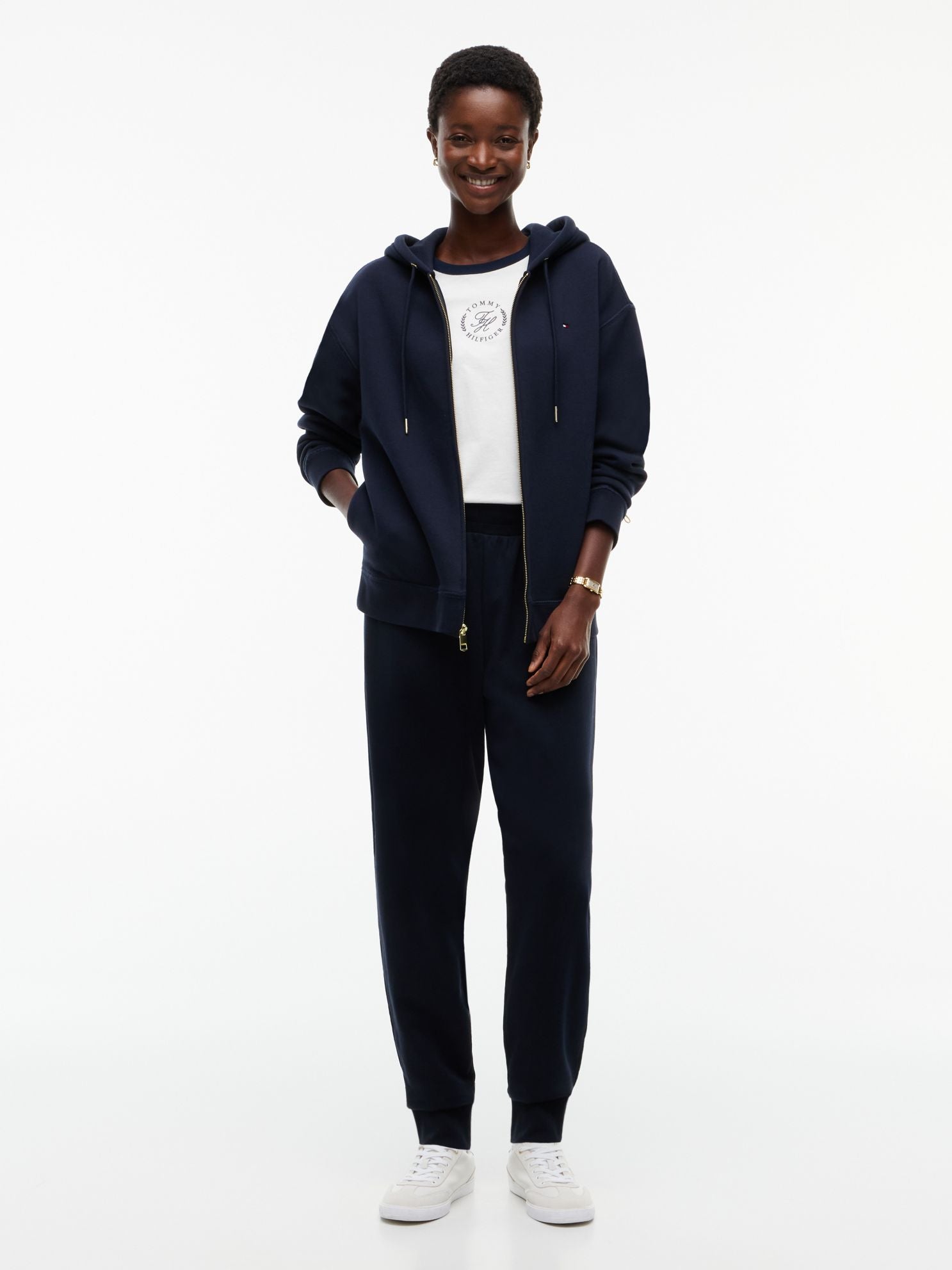 Tommy Hilfiger Relaxed Fit Zip Hoodie