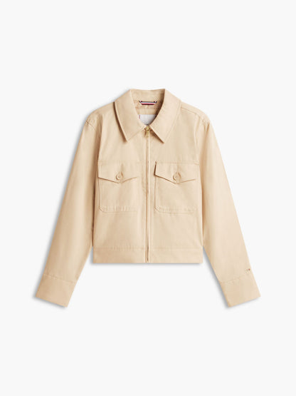 Tommy Hilfiger Lightweight Twill Chino Zip Jacket