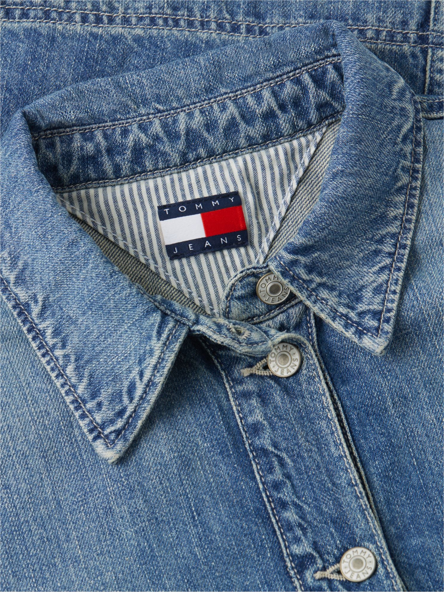 Tommy Hilfiger Tommy Jeans Tie-Hem Denim Chore Jacket