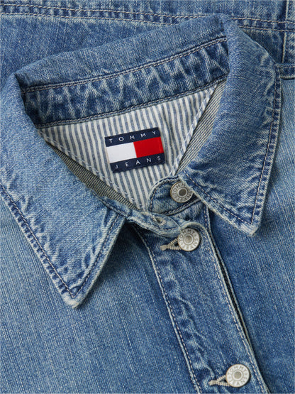 Tommy Hilfiger Tommy Jeans Tie-Hem Denim Chore Jacket