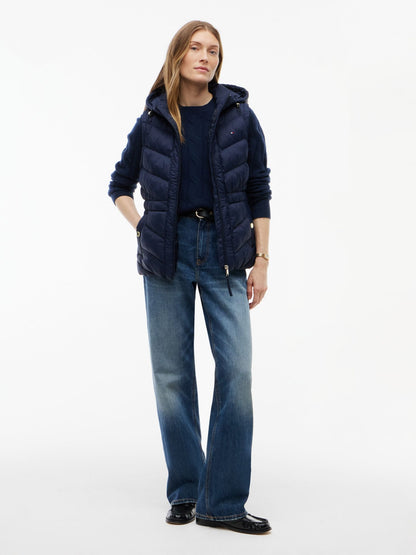 Tommy Hilfiger Lightweight Quilted Hooded Vest