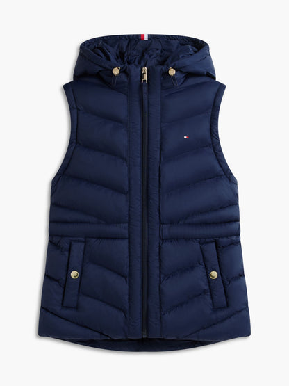 Tommy Hilfiger Lightweight Quilted Hooded Vest
