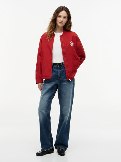 Tommy Hilfiger Script Monogram Twill Bomber Jacket