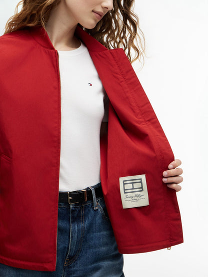 Tommy Hilfiger Script Monogram Twill Bomber Jacket
