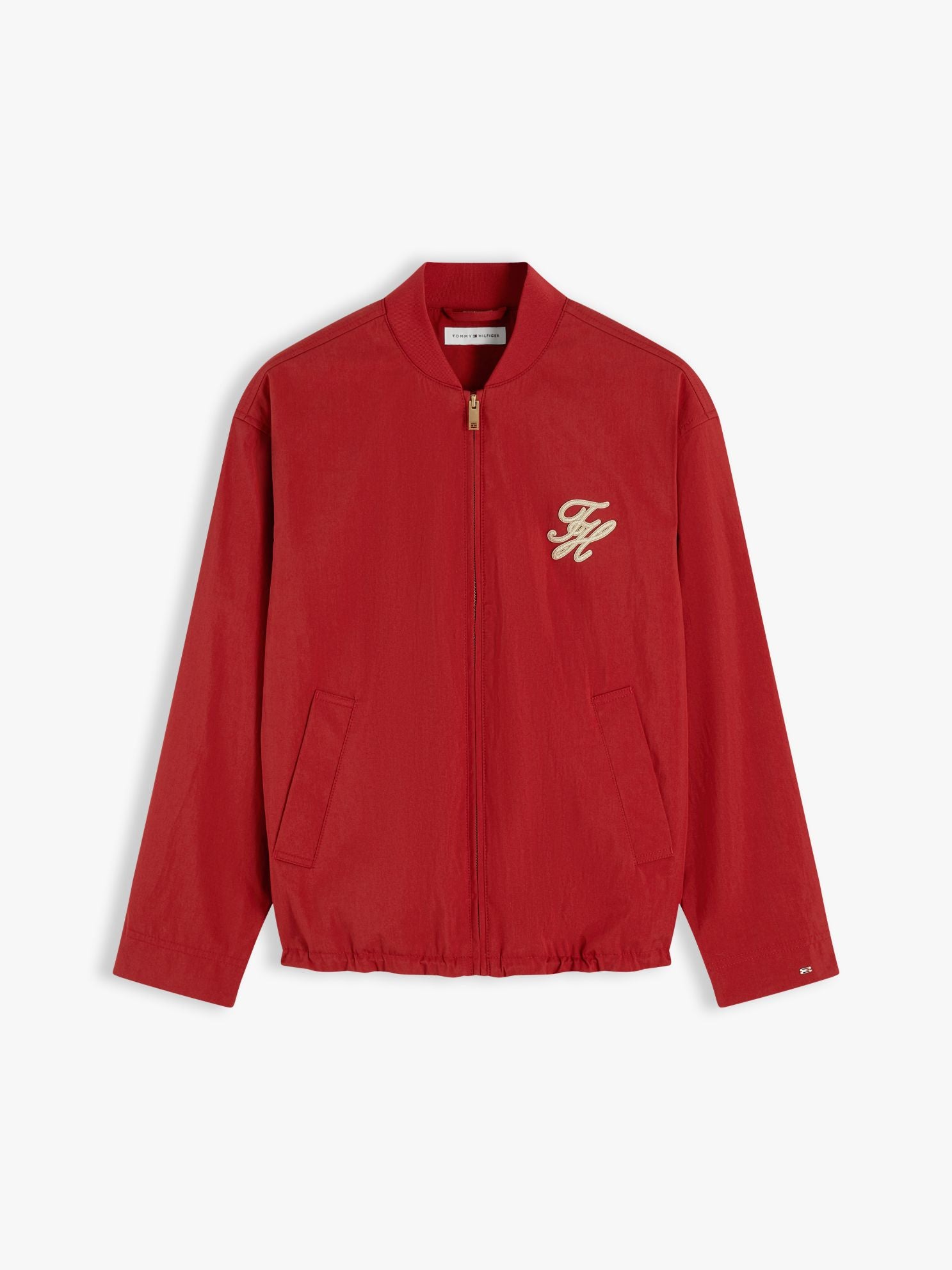 Tommy Hilfiger Script Monogram Twill Bomber Jacket
