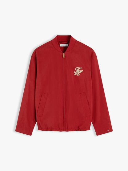 Tommy Hilfiger Script Monogram Twill Bomber Jacket
