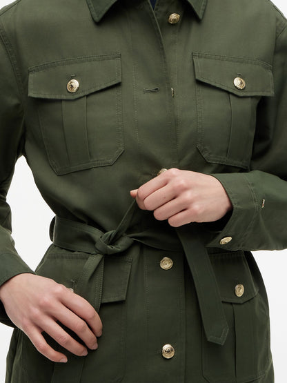 Tommy Hilfiger Water-Resistant Belted Utility Jacket