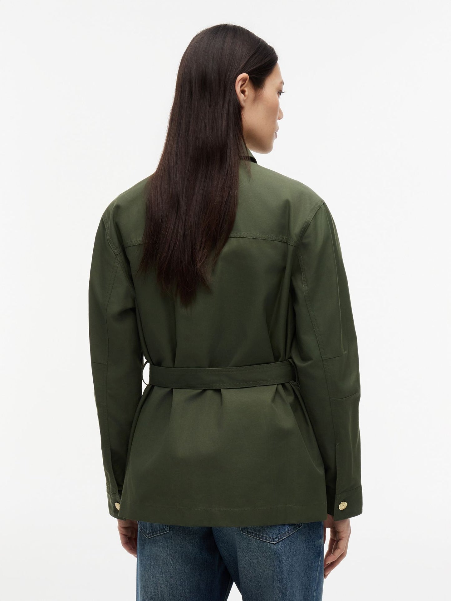 Tommy Hilfiger Water-Resistant Belted Utility Jacket