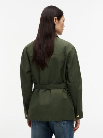 Tommy Hilfiger Water-Resistant Belted Utility Jacket