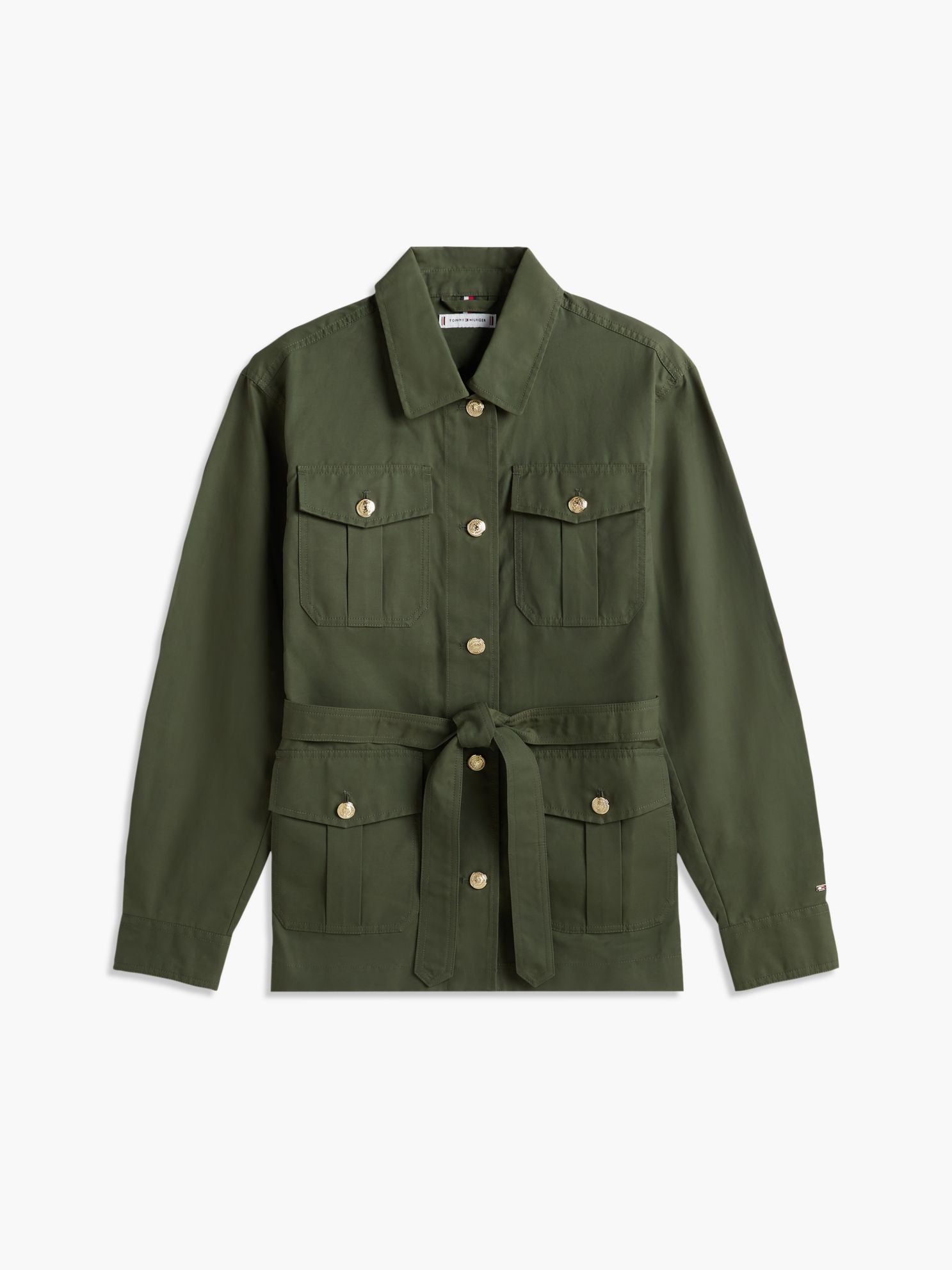 Tommy Hilfiger Water-Resistant Belted Utility Jacket