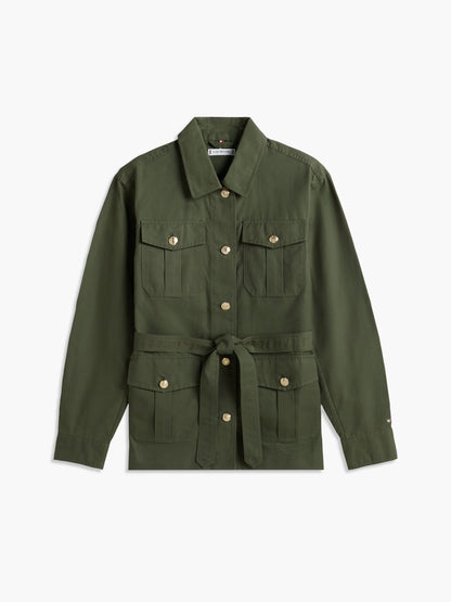 Tommy Hilfiger Water-Resistant Belted Utility Jacket