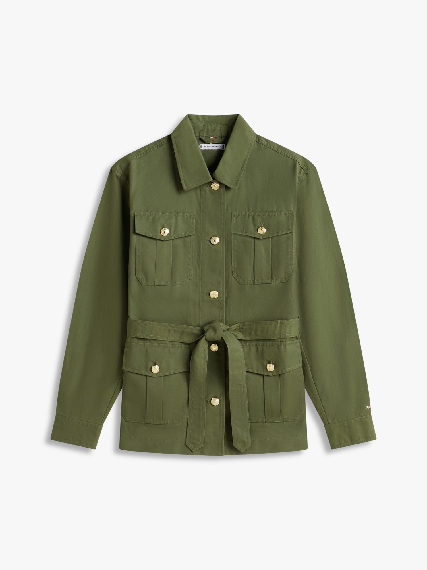 Tommy Hilfiger Water-Resistant Belted Utility Jacket