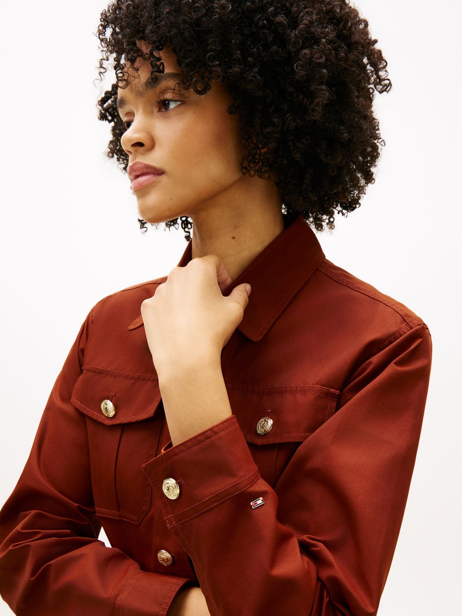 Tommy Hilfiger Water-Resistant Belted Utility Jacket