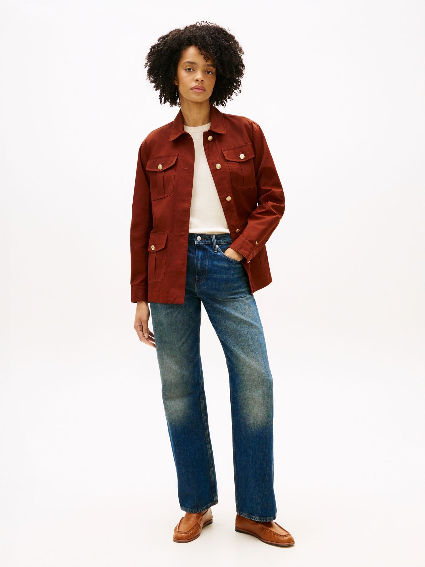 Tommy Hilfiger Water-Resistant Belted Utility Jacket
