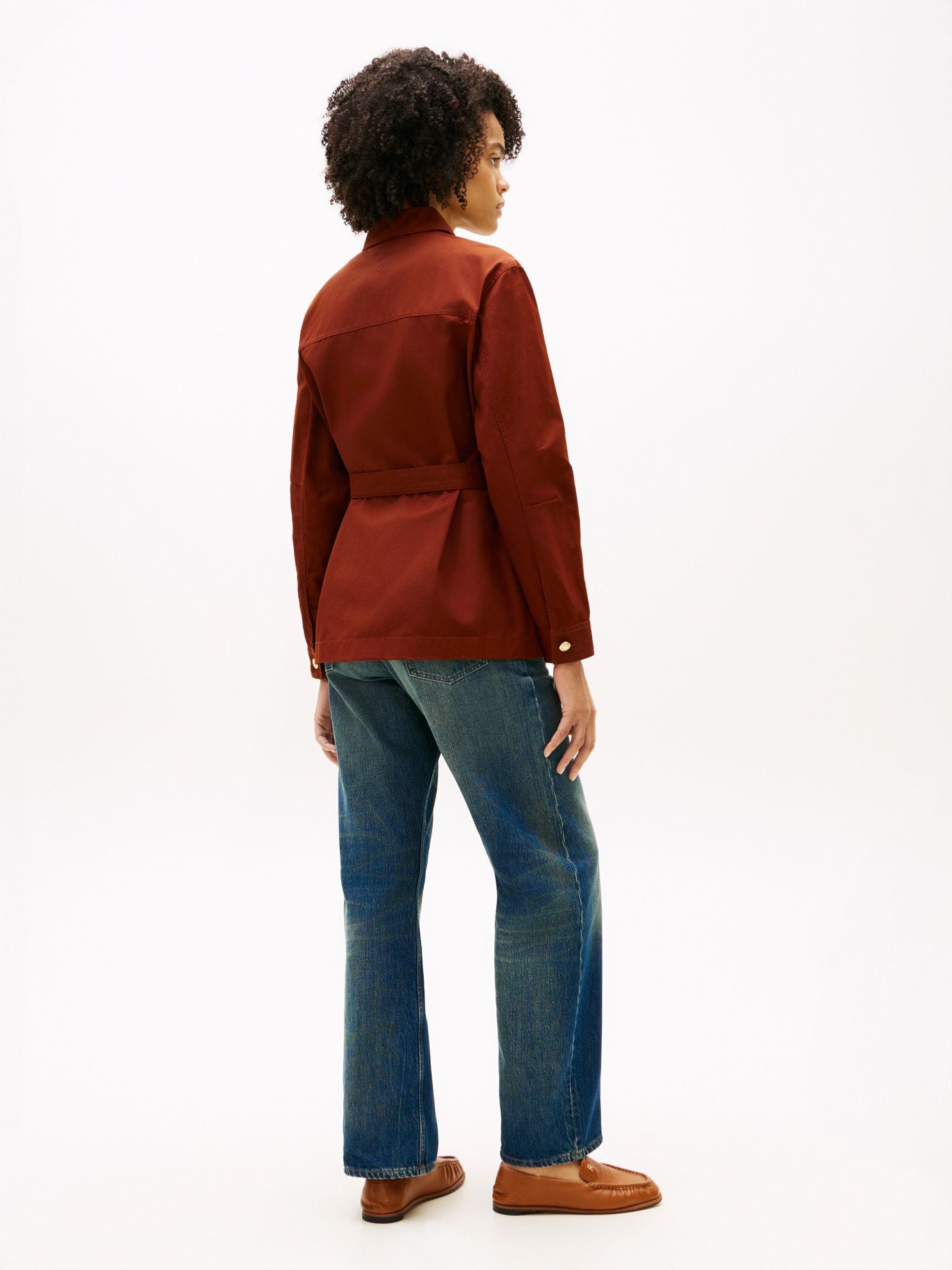Tommy Hilfiger Water-Resistant Belted Utility Jacket