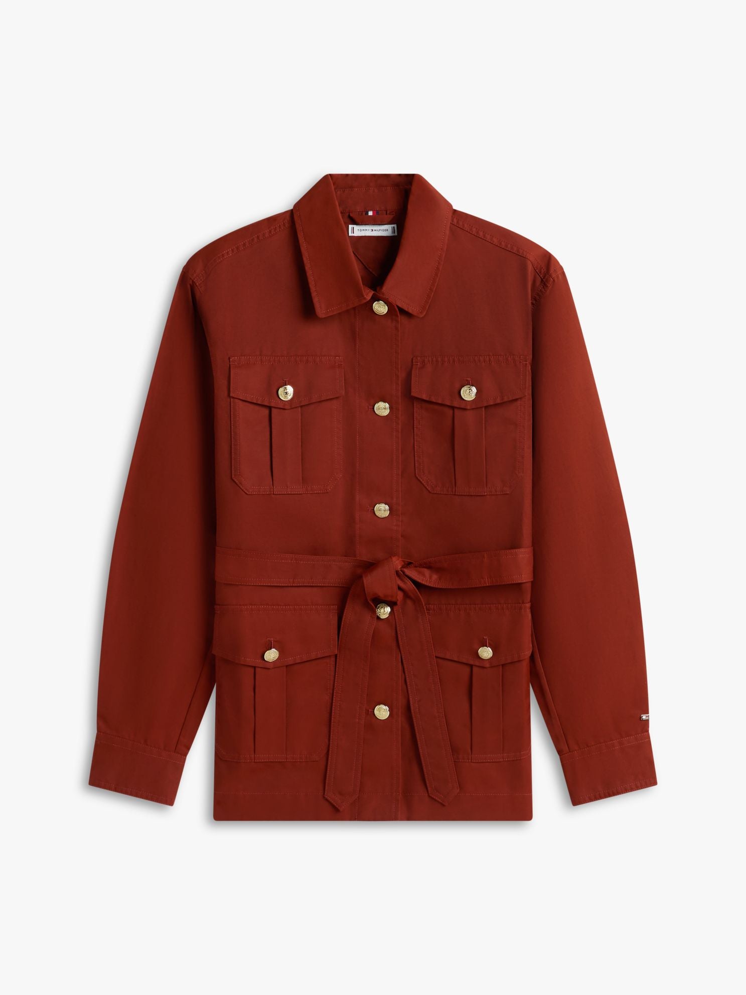 Tommy Hilfiger Water-Resistant Belted Utility Jacket
