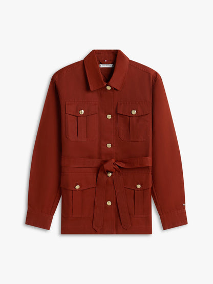 Tommy Hilfiger Water-Resistant Belted Utility Jacket