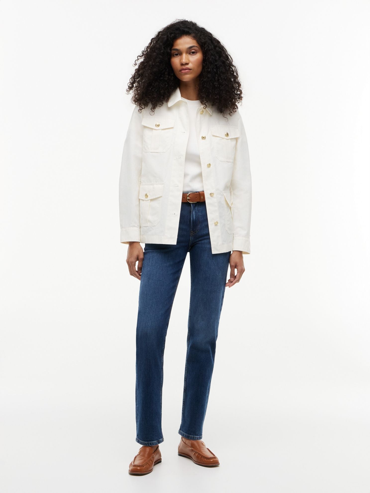 Tommy Hilfiger Water-Resistant Belted Utility Jacket
