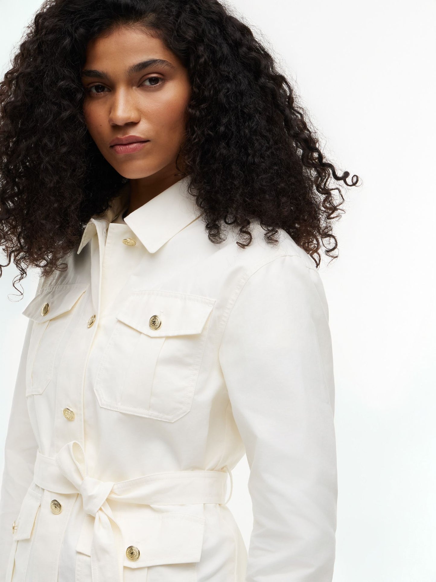 Tommy Hilfiger Water-Resistant Belted Utility Jacket