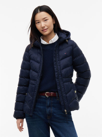 Tommy Hilfiger Lightweight Quilted Hooded Jacket