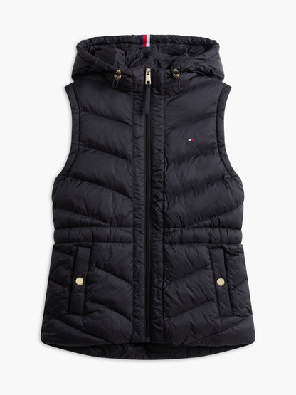 Tommy Hilfiger Lightweight Quilted Hooded Vest