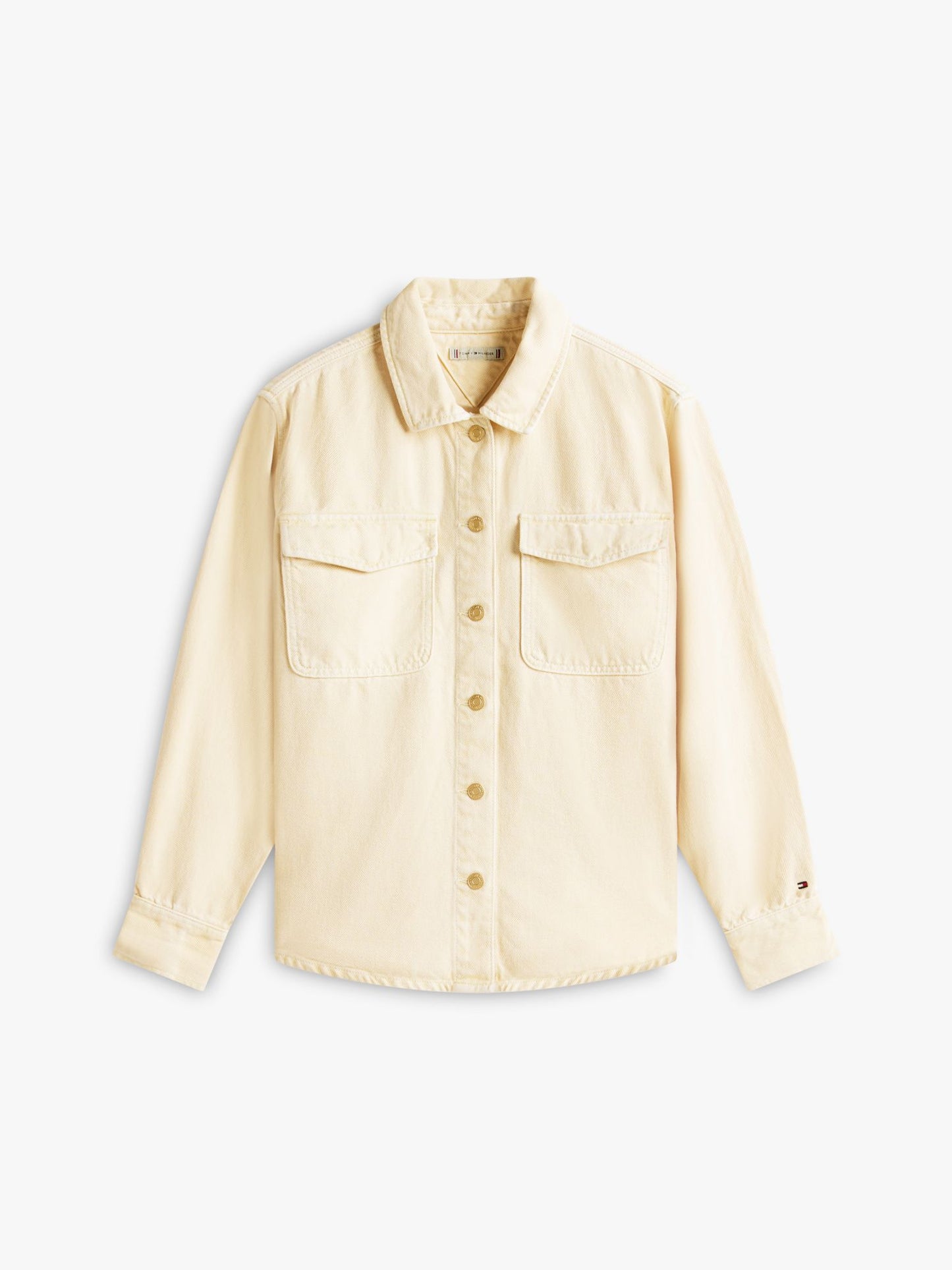 Tommy Hilfiger Garment-Dyed Denim Shirt Jacket