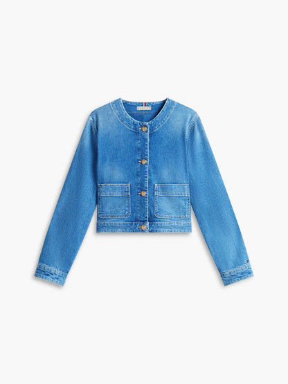 Tommy Hilfiger Medium Wash Denim Lady Jacket