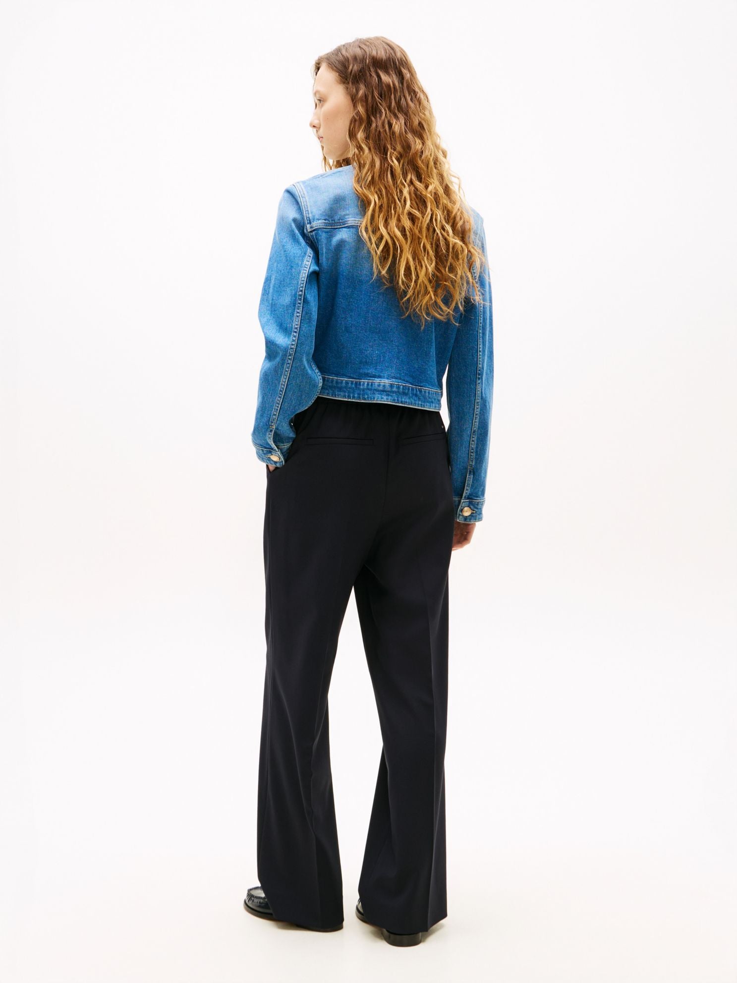 Tommy Hilfiger Medium Wash Denim Lady Jacket