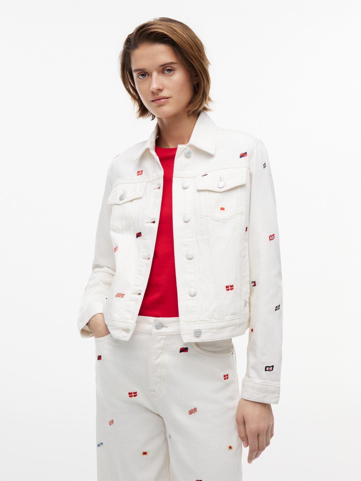 Tommy Hilfiger Tommy Jeans Sailing Flag Denim Jacket