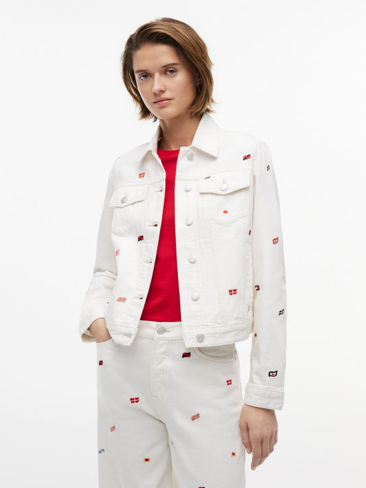 Tommy Hilfiger Tommy Jeans Sailing Flag Denim Jacket