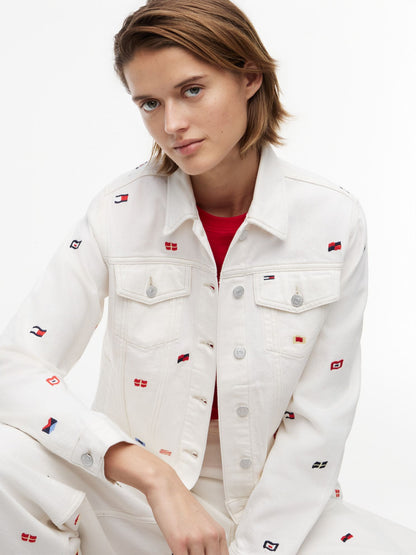 Tommy Hilfiger Tommy Jeans Sailing Flag Denim Jacket