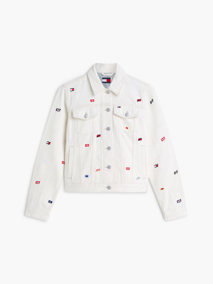 Tommy Hilfiger Tommy Jeans Sailing Flag Denim Jacket