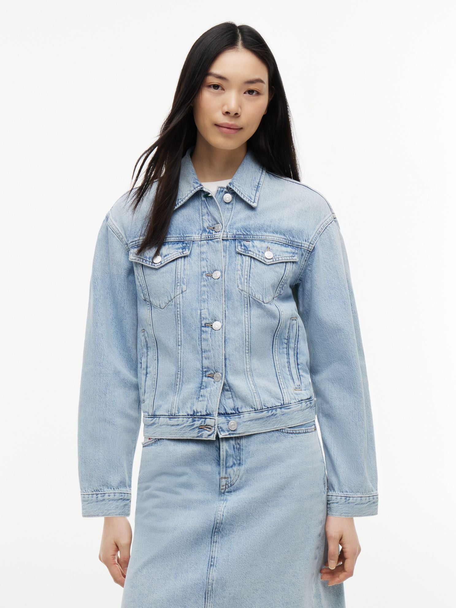Tommy Hilfiger Tommy Jeans Flag Logo Denim Jacket